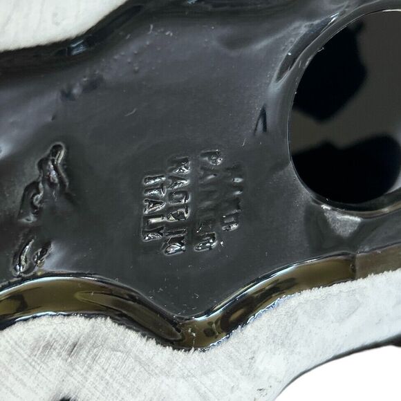 Hand Painted Large 1960s Italian Ceramic Black Panther Sculpture - Picture 10 of 10